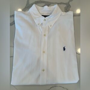 Ralph Lauren Men's Classic White Dress Shirt